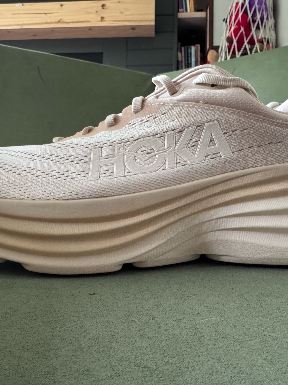 Hoka Running Shoe - Sand/Beige - Picture 3 of 5
